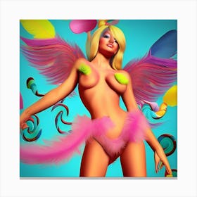 Sexy Angelx2 Canvas Print