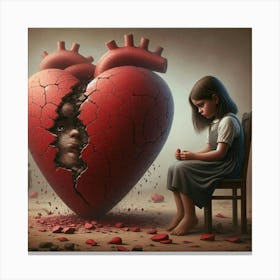 Broken Heart 5 Canvas Print