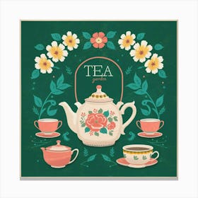 Tea Garden 3 Canvas Print