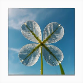 Four Leaf Clover Canvas Print