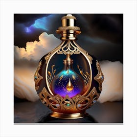 Aromatic Perfume Bottle Canvas Print
