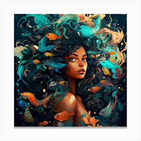 Mermaid 10 Canvas Print