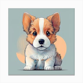 Little puppy Canvas Print