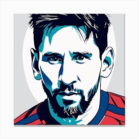Lionel Messi 2 Canvas Print