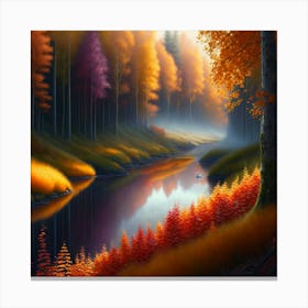 Autumn Forest 32 Canvas Print