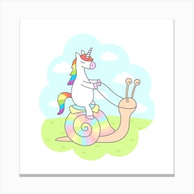Unicorn Ride Canvas Print