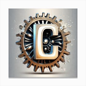 Letter C 2 Canvas Print