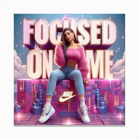 Focused On Me 2 Canvas Print