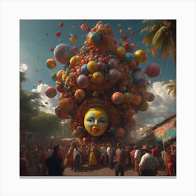 City Of Balloons Canvas Print