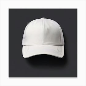 White Baseball Cap 4 Canvas Print