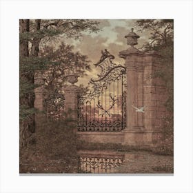 Gate To The Garden Canvas Print