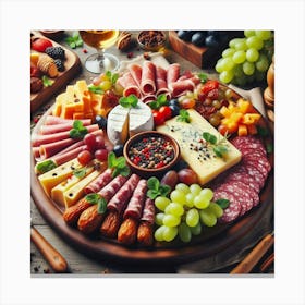 Cheese Platter 2 Canvas Print