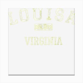 Louisa Virginia Va Vintage Canvas Print