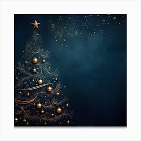 Christmas Tree Background 14 Canvas Print