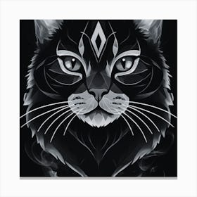 Black Cat 1 Canvas Print