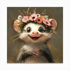 Opossum 5 Canvas Print