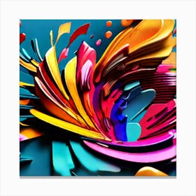 Abstract Painting 6 Canvas Print