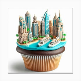 Dubai Cupcake 2 Canvas Print