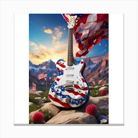 Red, White, and Blues 14 Canvas Print