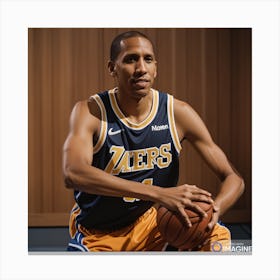 Reggie Miller AI Canvas Print