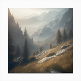 Mountain Landscape 21 Canvas Print