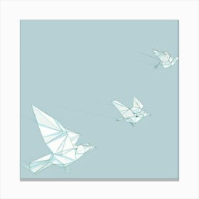 Origami Birds 9 Canvas Print