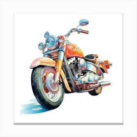 Harley Davidson Motorcycle 1 Canvas Print