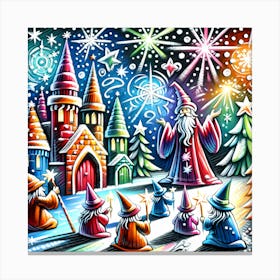 Super Kids Creativity:Santa'S Elves Canvas Print