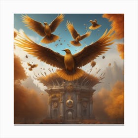 Golden Eagles 1 Canvas Print