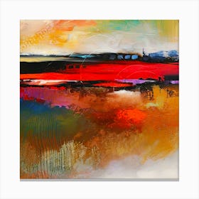 Abstract Landscape Painting Canvas Print