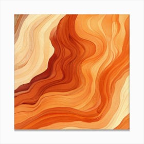 Abstract Wavy Pattern Canvas Print