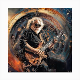 Jerry Garcia The Wheel Canvas Print