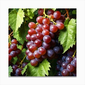 Grapes On The Vine 1 Canvas Print
