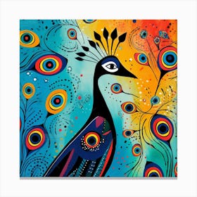 Peacock 23 Canvas Print