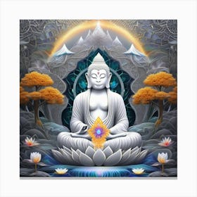 Buddha Meditation 1 Canvas Print