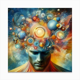 Man'S Head Canvas Print