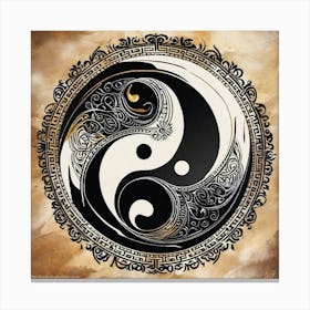 Yin Yang 19 Canvas Print