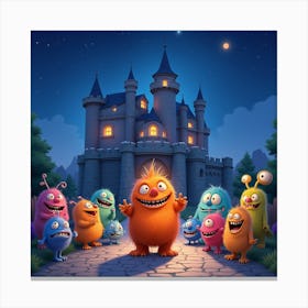 Monsters, Inc 4 Canvas Print