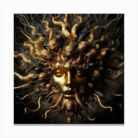 Satan'S Head Canvas Print