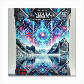 Norway Background Packaging Scifi Canvas Print