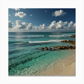 St Lucia Beach Canvas Print