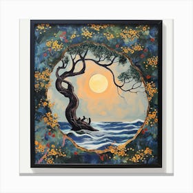 Tree In The Water Canvas Print