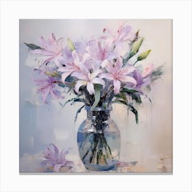 Lily Reverie: A Monet Echo Canvas Print