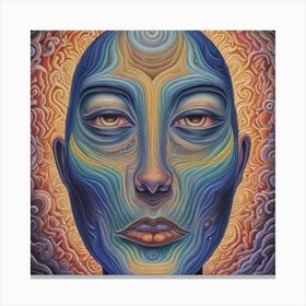 Woman'S Face 1 Canvas Print