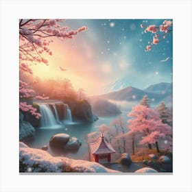 Japanese Landscape 1 Canvas Print