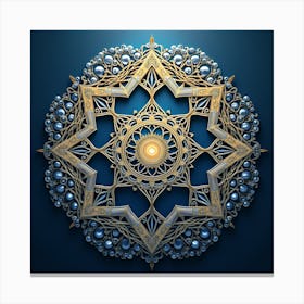 islamic Fractal Art Canvas Print