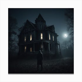 A Creepy House 1 Canvas Print