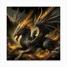 Dragon Fire 1 Canvas Print