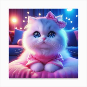 Cute Cat Canvas Print