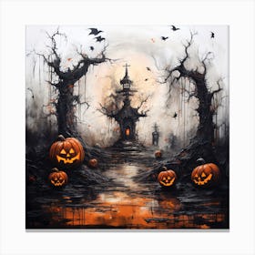 Haunted House Canvas Print